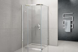 Душевой уголок Royal Bath 100х100 RB HPVD-T-CH стекло прозрачное, профиль хром