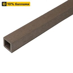 Промежуточный профиль ДПК СМ Decking цвет Мербау 40x40x3000 мм