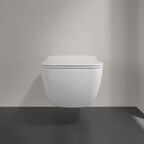 Унитаз подвесной Villeroy&Boch Venticello 4611RL01 безободковый, с сиденьем микролифт, альпийский белый