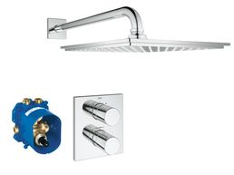 Набор для комплектации душа с термостатом GROHE Grohtherm 3000 Cosmopolitan с верхним душем GROHE Rainshower Allure 230 мм, хром (34572000)
