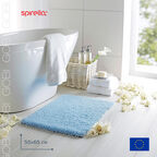 Коврик для ванной 55x65см Spirella Gobi, голубой