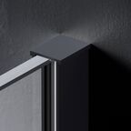 Душевая перегородка Walk In Am.Pm Func 100x200 W84WI-100-F1-BTE стекло прозрачное, профиль черный матовый