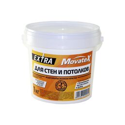 Водоэмульсионная краска для стен и потолков Movatex EXTRA Т11869
