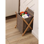 Корзина с крышкой Casy Home For Professionals, цвет бежевый