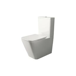Напольная пристенная чаша унитаза Ceramicanova CUBIC Rimless CN1803-B