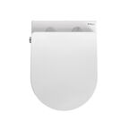 Унитаз подвесной BelBagno Uno BB3105CHR-BS/SC белый, с функцией биде, смесителем и крышкой микролифт