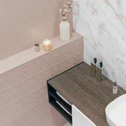 Плитка настенная Mersey Monor A0554C14102 20x40 см 1.6 м² матовая цвет розовый