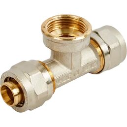 Тройник комбинированный Stout 20x3/4"x20 мм ВР латунь SFS-0012-003420
