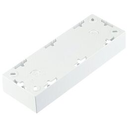 Коробка монтажная Simon 15 1590753-030 трехместная открытая установка белая