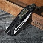 Нож складной полуавтоматический Rexant Hunter