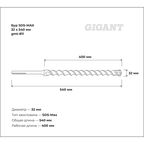 SDS MAX бур Gigant Gmt-811