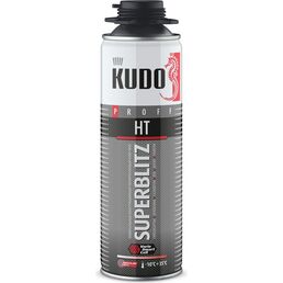 Универсальный конструкционный профессиональный клей пена KUDO PROFF SUPERBLITZ HT KUPP06B07SBHT