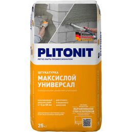 Штукатурка цементная Plitonit Максислой Универсал 25 кг