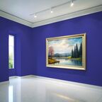 Краска водоэмульсионная для стен и потолков износостойкая матовая Profipaints SILVER INTERIOR VISION 0.9л , Ночное небо
