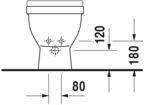 Биде напольное Duravit Starck 3 2230100000