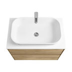 Столешница Aquaton Либерти 75 см 1A281003LY010  белый глянец