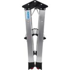 Стремянка-табурет алюминиевая Krause Rolly 4 ступени, максимальная нагрузка 150 кг