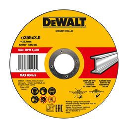 Круг обдирочный по металлу DEWALT DT42220Z, INDUSTRIAL, 115 x 22.2 x 6.3 мм