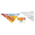Потолочная плитка экструдированная полистирол белая Decoflair 0819L 50x50 см 2 м²