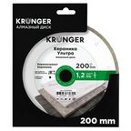Диск алмазный универсальный Kronger KU100200 сплошной 200x25.4x1.2 мм