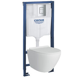 Комплект Grohe Rapid SL 39183001 подвесной унитаз + инсталляция + кнопка смыва
