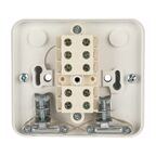 Распределительная коробка Systeme Electric открытая 100x100x35 мм 2 ввода IP44 цвет белый
