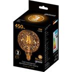 Лампа светодиодная Gauss Filament Carat E27 4 Вт 380 Лм свет тёплый белый