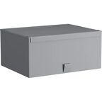 Короб для хранения Spaceo 36x16.5x28 см полипропилен цвет гранит