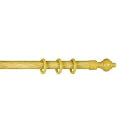 Настенный карниз однорядный Domlegrand Кантри 160 см металл цвет ясный дуб