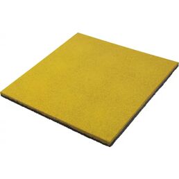 Плитка резина 500x500x30 мм желтая