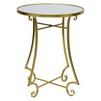 Cтолик кофейный Glasar с зеркальной столешницей 50x50x65см