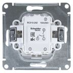 Выключатель встраиваемый Systeme Electric W59 2 клавиши, цвет слоновая кость