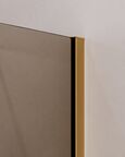 Душевой уголок Cezares SLIDER 90x80 SLIDER-AH-1-80-90/100-BR-BORO стекло бронза, профиль брашированное золото