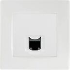 Розетка компьютерная встраиваемая Legrand Etika RJ-45 UTP cat 6 цвет белый
