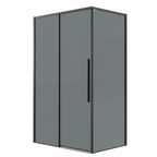 Душевой уголок Grossman Galaxy 140x70 120.K33.01.1470.21.10 без поддона, стекло тонированное, профиль черный матовый