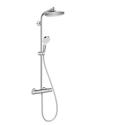 Душевая стойка Hansgrohe Crometta S 240 27268000 с термостатом, без излива, хром