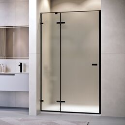 Душевая дверь в нишу RGW Stilvoll SV-004B 100x200 353200410-24 стекло матовое-сатинат, профиль черный