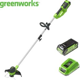 Триммер аккумуляторный GreenWorks G40LTK2 40 В 1x2 Ач АКБ и ЗУ входит в комплект