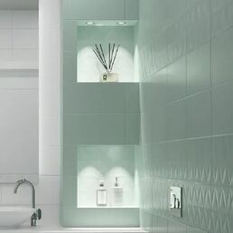 Плитка настенная Mersey Monor A0554G24102 20x40 см 1.6 м² матовая цвет мята