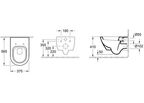 Унитаз подвесной Villeroy&Boch Subway 2.0 Plus 56001001P