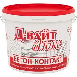 Бетонконтакт адгезионный грунт Д-Вайт Люкс 7кг