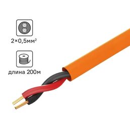 Кабель Tdm electric КПСнг(А)-FRLS 1x2x0.5 200 м ГОСТ цвет оранжевый