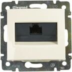 Розетка компьютерная RJ45 категория 5e UTP - Legrand Valena - с захватами - слоновая кость