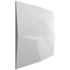 Панель 3D пластиковая Bello-Deco СП 16 500x500 мм 0.25 м² белый