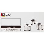 Люстра потолочная De City Акцент 2 1 лампа 60 Вт