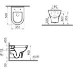 Подвесной унитаз Vitra Zentrum 5785B003-0075