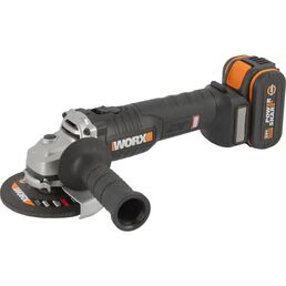 УШМ аккумуляторная бесщеточная Worx WX812.2, 20 В Li-ion 4 Ач 125 мм