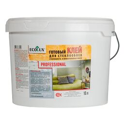 Готовый клей для стеклообоев и стеклохолста Ecolux 4607133683504
