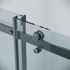 Душевой уголок Grossman Classic 110x80 120.K33.04.1180.42.00 без поддона, стекло прозрачное, профиль графит сатин
