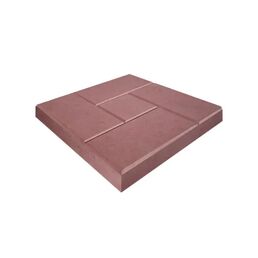 Плитка тротуарная Калифорния 300x300x30 мм красный